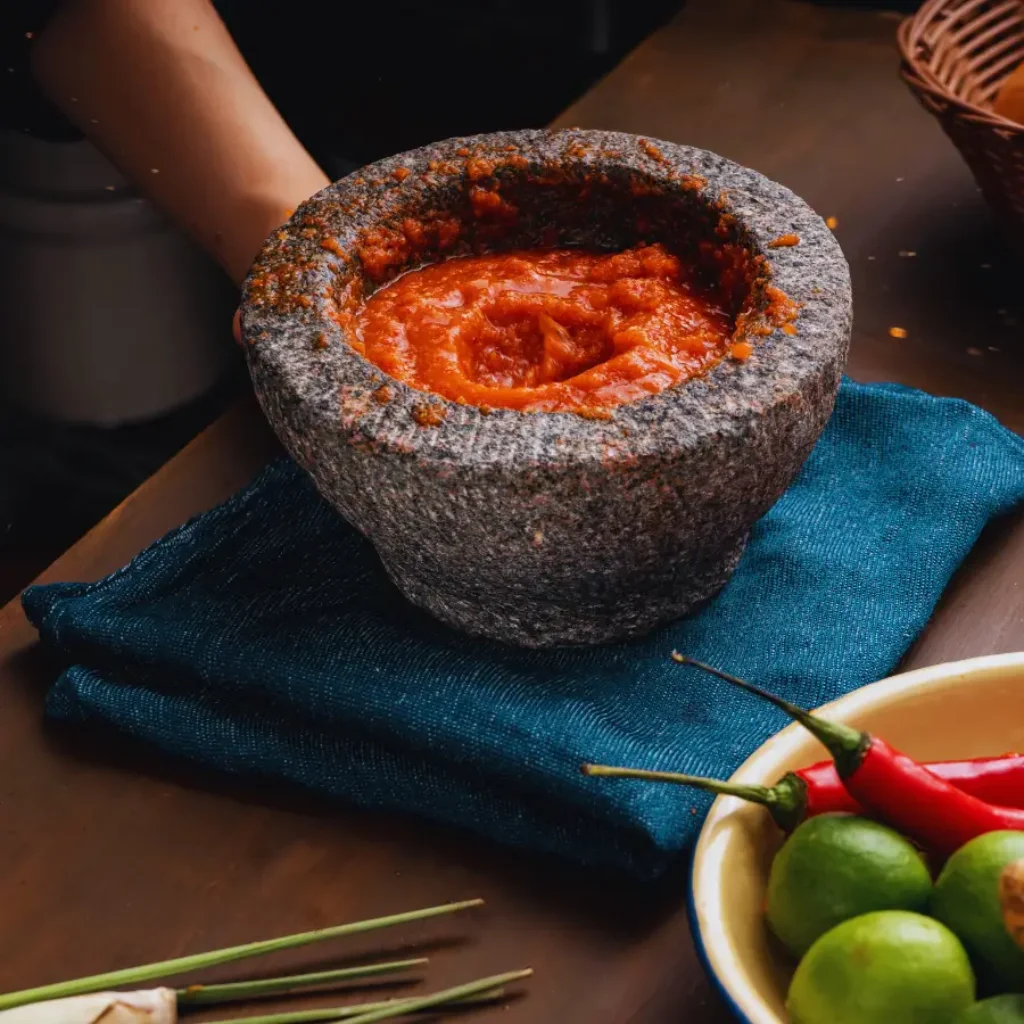 making my own red chili paste